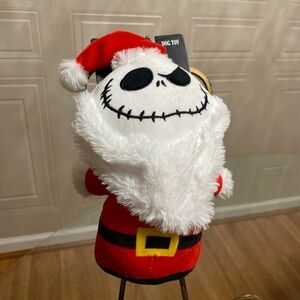 NIGHTMARE BEFORE CHRISTMAS SANTA JACK SKELLINGTON PET DOG TOY -  11”